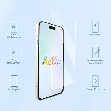 3 Pack Screen Protector and Camera Lens Protector Set for iPhone 17 Pro Max 6.9 Inch