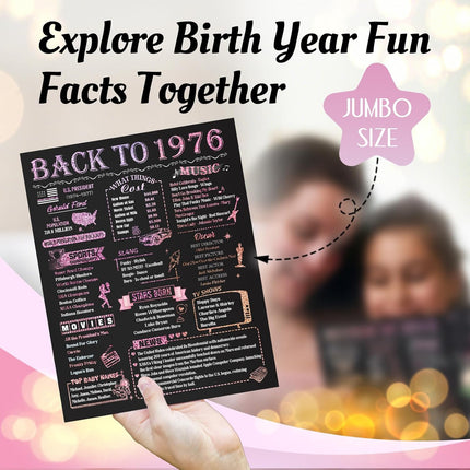 Large Pink 3D Pop-Up 50th Birthday Card for Women