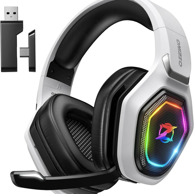 2.4GHz Wireless Gaming Headset with Flip Microphone