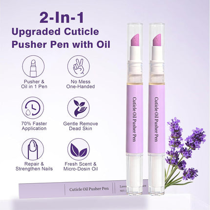 2-in-1 Cuticle Oil Pusher Pen