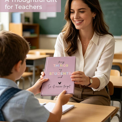 HomeChef ChefDelHogar Teacher Appreciation Gift Notebook,Funny Teacher Gift,“Funny Things My — Kitchen & Home