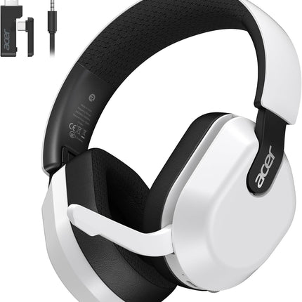 Wireless Gaming Headset for PS5, PS4, PC, and Switch - White