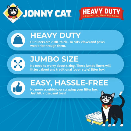 Heavy Duty Tear & Leak Resistant Litter Box Liners