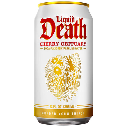 Cherry Soda-Flavored Sparkling Water, 12 Fl Oz Cans, Pack of 12