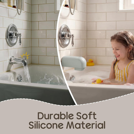LittleNest NidoPequeño Roslim Baby Bathtub Faucet Cover, Upgraded Silicone Bath Faucet Cover for Kids — Baby & Toddler