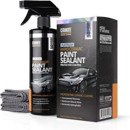 Platinum Rapid Ceramic Paint Sealant Spray - 14 oz