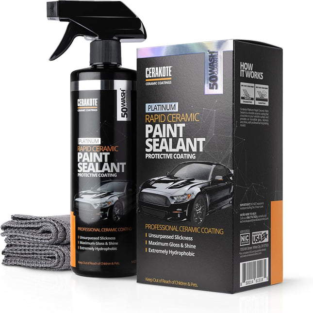 Platinum Rapid Ceramic Paint Sealant Spray - 14 oz