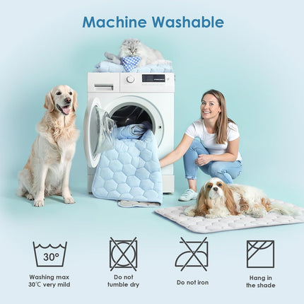 Cooling Mat for Dogs, 41 x 28 Inch, Blue