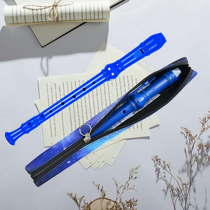 8 Hole Soprano Recorder with Cleaning Rod and Bag, Professional German Style C Key Recorder