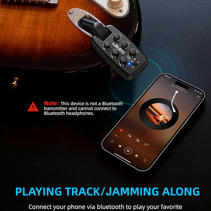 NexWave OndaNex 2 Guitar Headphone Amp for Electric Guitar, Bass Guitar Headphone Amplifier — Smart Tech