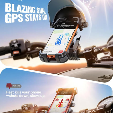 Anti-Glare Bike and Scooter Phone Holder Mount