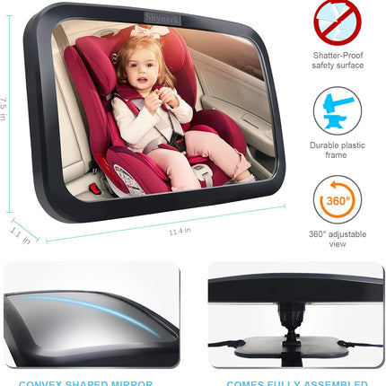 Baby Car Seat Mirror for Rear-Facing Infants