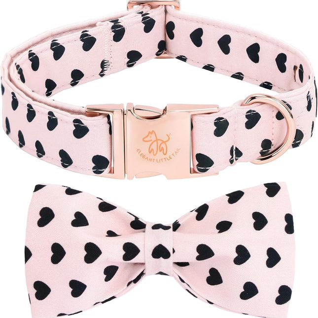 Cute Floral Cotton Dog Collar with Flower