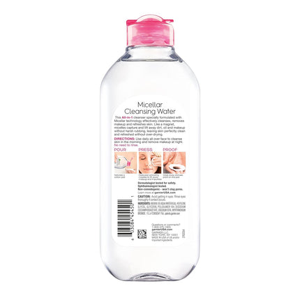 Hydrating Micellar Cleansing Water & Makeup Remover, Sensitive Skin, 13.5 fl oz