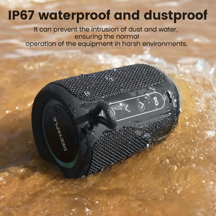 NexWave OndaNex Bluetooth Speaker Wireless,IP67 Waterproof & Dustproof Portable Speaker with — Smart Tech