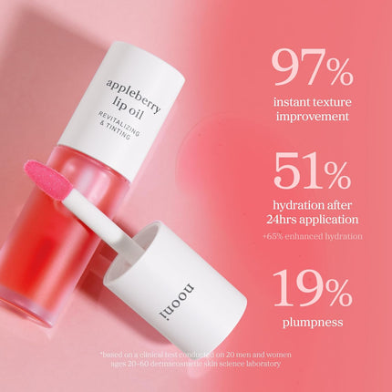 NOONI Korean Lip Oil - Appleberry — Beauty & Self-Care