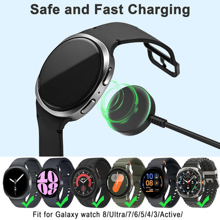 Upgrade 2 Pack 3.3ft Samsung Watch Charger, Magnetic Fast Charging Cable — Smart Tech
