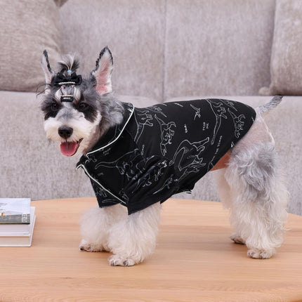 Two-Leg Velvet Pet Pajamas for Small and Medium Dogs and Cats