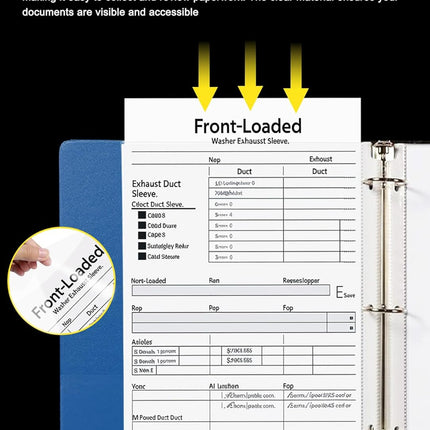 SourceToHome FuenteACasa Sheet Protectors 8.5 x11 Inch — Home & Lifestyle