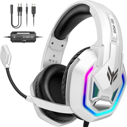 RGB Over-Ear Gaming Headset with 7.1 Surround Sound