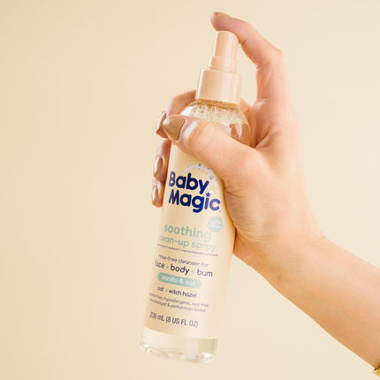 Soothing Clean-Up Spray, Vanilla & Oat, Hypoallergenic, 8 oz
