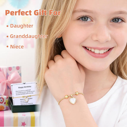 Birthday Gift Bracelet for Girls Ages 4-13