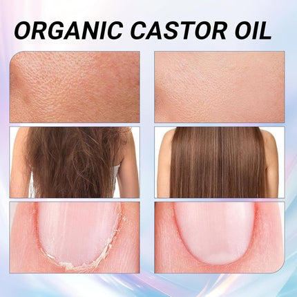 GlowEssence EsenciaLuz DESIYUE Organic Castor Oil Roll On with Rose Quartz Roller — Beauty & Self-Care