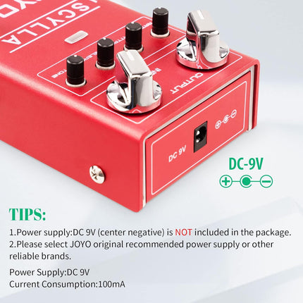 Bass Compressor Guitar Pedal with Optical Circuit