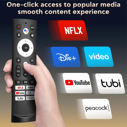 NexWave OndaNex Voice Remote Control Replacement for Hisense Smart Google TV，Compatible with — Smart Tech