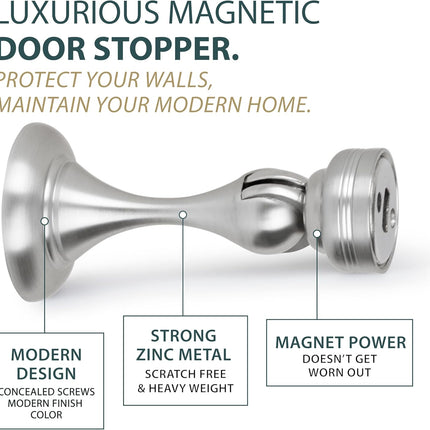 SourceToHome FuenteACasa MEGA HANDLES Magnetic Door Stopper, Scratch Free Magnetic Door Catch for — Home & Lifestyle