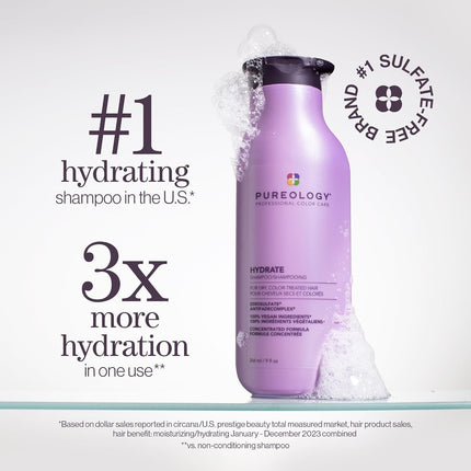 GlowEssence EsenciaLuz Pureology Hydrate Shampoo - For Dry or Color Treated Hair — Beauty & Self-Care