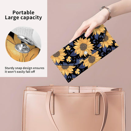 SourceToHome FuenteACasa PU Leather Cash Envelopes Wallet, Reusable Money Savin Wallet — Home & Lifestyle