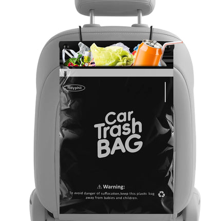 50-Pack Hanging Disposable Car Trash Bags, Leak-Proof Odor-Seal, 2 Gallon