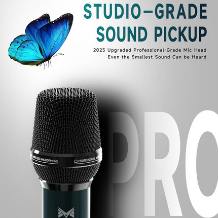 NexWave OndaNex Wireless Microphone, Metal Dynamic Wireless Microphones with One-to-One Chip — Smart Tech