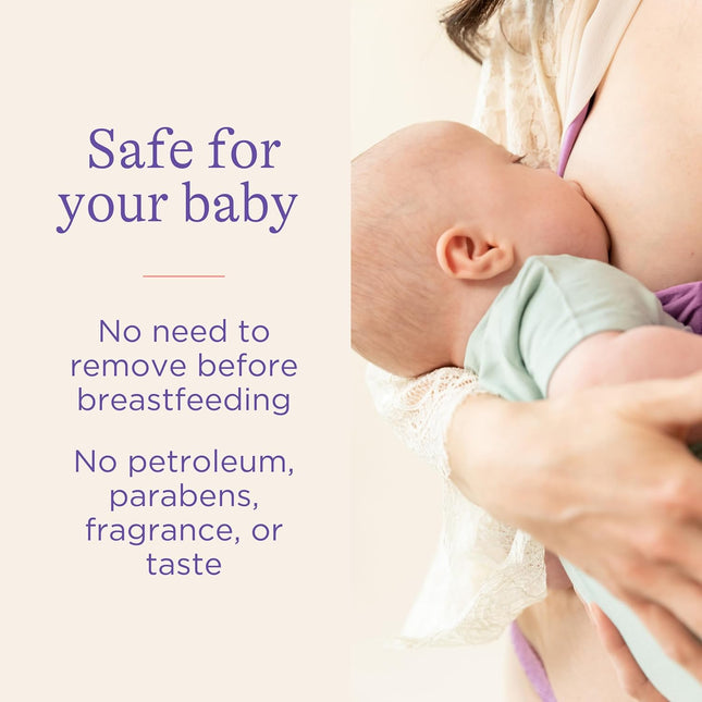 100% Natural Lanolin Nipple Cream for Breastfeeding, 1.41 oz