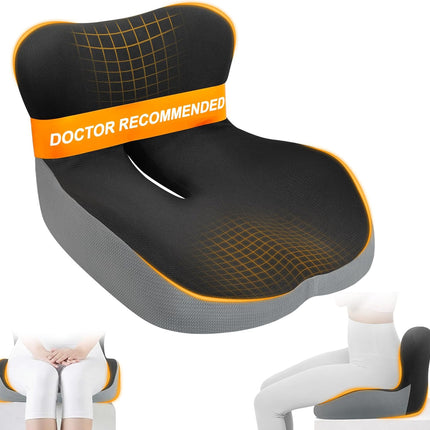 Memory Foam Car Seat Cushion with Lumbar Support