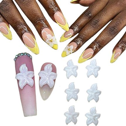 SourceToHome FuenteACasa Set 8Pcs Gel 3D Flowers Nails Charms Handmade by Gel — Home & Lifestyle
