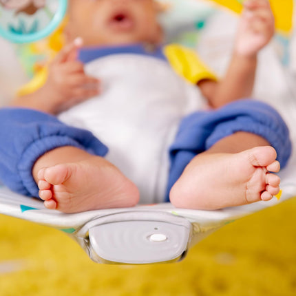 Safari Fun Baby Bouncer Soothing Vibrations Infant Seat
