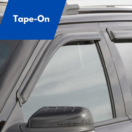 Out-Channel Window Visors for 2003-2008 Corolla, 4-Piece Rain Guard Set