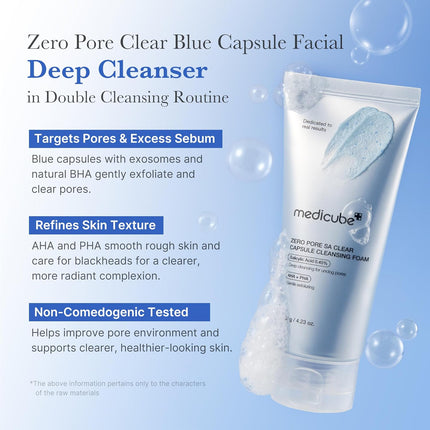 Zero Pore Capsule Cleansing Foam, 4.23 oz