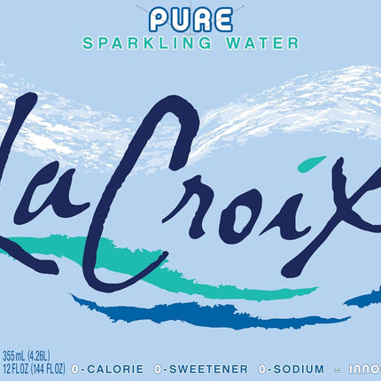 Pure Sparkling Water, 12 Fl Oz Cans, Pack of 12