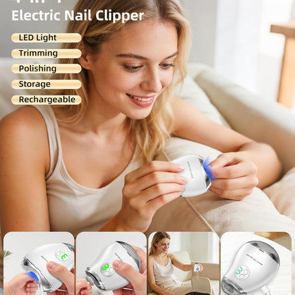 2-in-1 Electric Nail Clipper & Filer