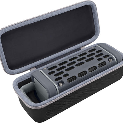 Hard Shell Protective Storage Case for Outdoor Portable Speaker, Black