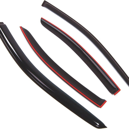 Outside Mount Black Tinted Window Vent Visors for C240 C320 C230 2001-2007, 4-Piece Set