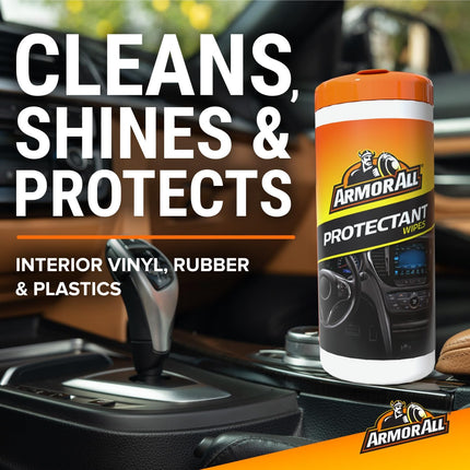 Car Interior Value Pack, 90 Count, with Auto Glass Cleaner, Cleaning Wipes and Protectant Wipes