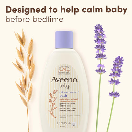 Baby Calming Comfort Bath & Wash with Relaxing Lavender & Vanilla Scents & — Kitchen & Home