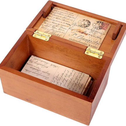Big 32-Step Beech Wood Secret Puzzle Box