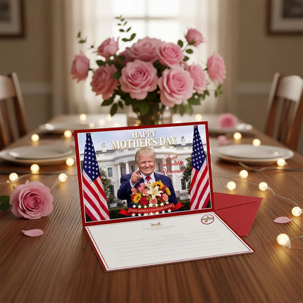 SourceToHome FuenteACasa Funny Mother's Day Greeting Card, Make Mother's Day Great Again Gift for — Home & Lifestyle