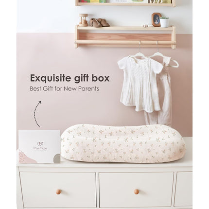 Muslin Baby Lounger Covers, 100% Cotton, Pack of 2, Pink Blossom