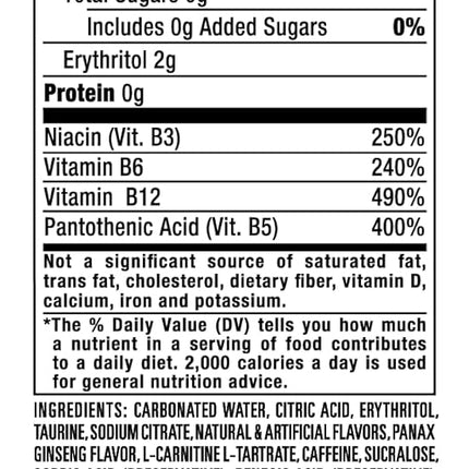 Zero Ultra Sugar-Free Energy Drink, 16 Ounce